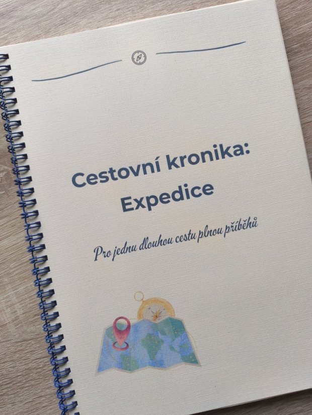 Cestovní kronika - Typ kroniky: Expedice (A4 – 1 dlouhá cesta)