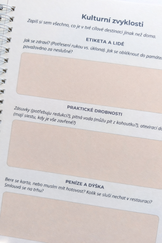 Cestovní deník A5: do terénu