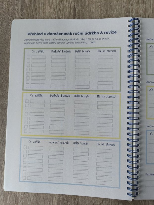 Domácí přehledník: plánovač domácnosti